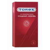 Презервативы Torex  Сладкая любовь  с ароматом клубники - 12 шт. - Torex - купить с доставкой в Домодедово