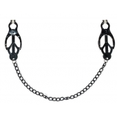 Зажимы на соски Darkside с цепочкой - Lola Games - купить с доставкой в Домодедово