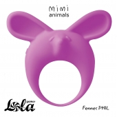 Фиолетовое эрекционное кольцо Fennec Phil - Lola Games - в Домодедово купить с доставкой