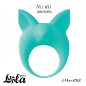 Зеленое эрекционное кольцо Kitten Kyle - Lola Games - в Домодедово купить с доставкой