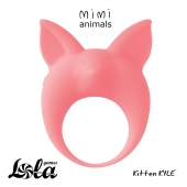 Оранжевое эрекционное кольцо Kitten Kyle - Lola Games - в Домодедово купить с доставкой