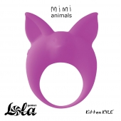 Фиолетовое эрекционное кольцо Kitten Kyle - Lola Games - в Домодедово купить с доставкой