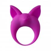 Фиолетовое эрекционное кольцо Kitten Kyle - Lola Games - в Домодедово купить с доставкой