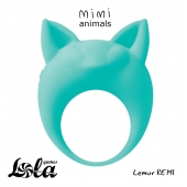 Зеленое эрекционное кольцо Lemur Remi - Lola Games - в Домодедово купить с доставкой