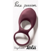 Бордовое эрекционное виброкольцо Daydream - Lola Games - в Домодедово купить с доставкой