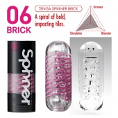 Мастурбатор SPINNER Brick - Tenga - в Домодедово купить с доставкой