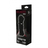 Черная веревка для шибари DELUXE BONDAGE ROPE - 5 м. - Dream Toys - купить с доставкой в Домодедово