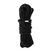 Черная веревка для шибари DELUXE BONDAGE ROPE - 5 м. - Dream Toys - купить с доставкой в Домодедово