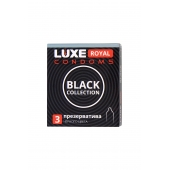 Черные презервативы LUXE Royal Black Collection - 3 шт. - Luxe - купить с доставкой в Домодедово