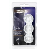 Прозрачный фигурный мастурбатор Master Stroker - Blush Novelties - в Домодедово купить с доставкой