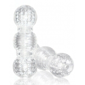 Прозрачный фигурный мастурбатор Master Stroker - Blush Novelties - в Домодедово купить с доставкой