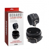 Черные наручники Surrender Wrist Restraints - Chisa - купить с доставкой в Домодедово