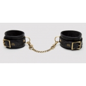 Черные оковы на ноги Bound to You Faux Leather Ankle Cuffs - Fifty Shades of Grey - купить с доставкой в Домодедово