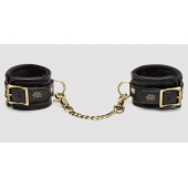 Черные наручники Bound to You Faux Leather Wrist Cuffs - Fifty Shades of Grey - купить с доставкой в Домодедово