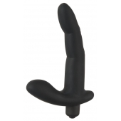 Черный вибромассажер простаты Naughty Finger Prostate Vibe - 13,8 см. - Orion - в Домодедово купить с доставкой