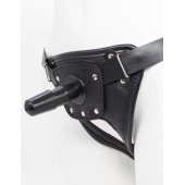Черный пояс для насадок CLASS STRAP Restyling - LOVETOY (А-Полимер) - купить с доставкой в Домодедово