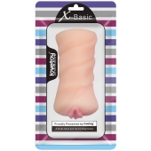 Телесный мастурбатор-вагина X-Basic Pocket Pussy без вибрации - Lovetoy - в Домодедово купить с доставкой