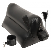 Надувная любовная подушка Portable Triangle Cushion с аксессуарами - Orion - купить с доставкой в Домодедово