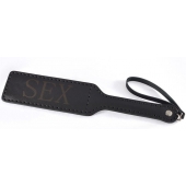 Черная гладкая шлепалка SEX - 35 см. - Sitabella - купить с доставкой в Домодедово