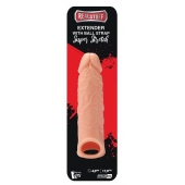 Телесная насадка EXTENDER WITH BALL STRAP 6.5 - 17 см. - Dream Toys - в Домодедово купить с доставкой