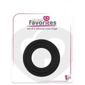 Набор из 3 эрекционных колец SILICONE COCKRINGS - Dream Toys - в Домодедово купить с доставкой