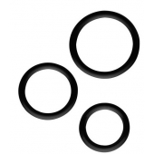 Набор из 3 эрекционных колец SILICONE COCKRINGS - Dream Toys - в Домодедово купить с доставкой