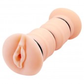 Телесный вибромастурбатор-вагина Michelle - Baile - в Домодедово купить с доставкой