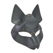 Серая маска Wolf с клепками - Sitabella - купить с доставкой в Домодедово