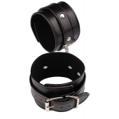 Черные оковы Classic Ankle Cuffs - Chisa - купить с доставкой в Домодедово