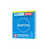 Текстурированные презервативы LUXE Royal Exotica - 3 шт. - Luxe - купить с доставкой в Домодедово