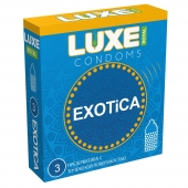 Текстурированные презервативы LUXE Royal Exotica - 3 шт. - Luxe - купить с доставкой в Домодедово