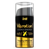 Жидкий интимный гель с эффектом вибрации Vibration! Vodka Energy - 15 мл. - INTT - купить с доставкой в Домодедово