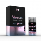 Жидкий интимный гель с эффектом вибрации Vibration! Bubble Gum - 15 мл. - INTT - купить с доставкой в Домодедово