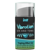 Жидкий интимный гель с эффектом вибрации Vibration! Gin   Tonic - 15 мл. - INTT - купить с доставкой в Домодедово