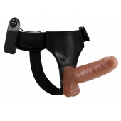 Страпон на трусиках с вибрацией Ultra Passionate Harness - 16 см. - Baile - купить с доставкой в Домодедово