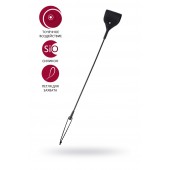 Черный гладкий стек с тонкой ручкой - 48 см. - ToyFa - купить с доставкой в Домодедово