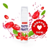 Гель-смазка Tutti-frutti со вкусом барбариса - 30 гр. - Биоритм - купить с доставкой в Домодедово