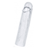 Прозрачная насадка-удлинитель Flawless Clear Penis Sleeve Add 1 - 15,5 см. - Lovetoy - в Домодедово купить с доставкой