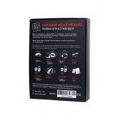 Фиолетовый набор БДСМ «Накажи меня нежно» с карточками - Штучки-дрючки - купить с доставкой в Домодедово