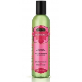 Массажное масло Naturals Strawberry Dreams с ароматом клубники - 236 мл. - Kama Sutra - купить с доставкой в Домодедово