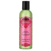 Массажное масло Naturals Strawberry Dreams с ароматом клубники - 59 мл. - Kama Sutra - купить с доставкой в Домодедово
