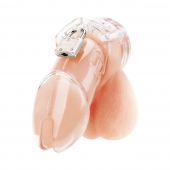 Прозрачная клетка целомудрия Acrylic See-thru Chastity Cage - BlueLine - купить с доставкой в Домодедово