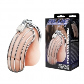 Металлическая клетка Prisoner Cock Сage с замком - BlueLine - купить с доставкой в Домодедово