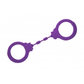 Фиолетовые силиконовые поножи Limitation - Lola Games - купить с доставкой в Домодедово