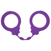Фиолетовые силиконовые поножи Limitation - Lola Games - купить с доставкой в Домодедово