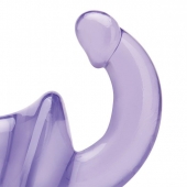 Фиолетовый безремневой страпон Strapless Strap-On - Lux Fetish - купить с доставкой в Домодедово
