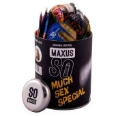 Текстурированные презервативы в кейсе MAXUS So Much Sex - 100 шт. - Maxus - купить с доставкой в Домодедово