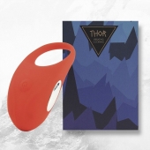 Красное кольцо с вибрацией Thor Cockring - FeelzToys - в Домодедово купить с доставкой