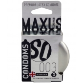 Экстремально тонкие презервативы в железном кейсе MAXUS Extreme Thin - 3 шт. - Maxus - купить с доставкой в Домодедово
