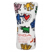Мастурбатор-туба Keith Haring Soft Tube CUP - Tenga - в Домодедово купить с доставкой